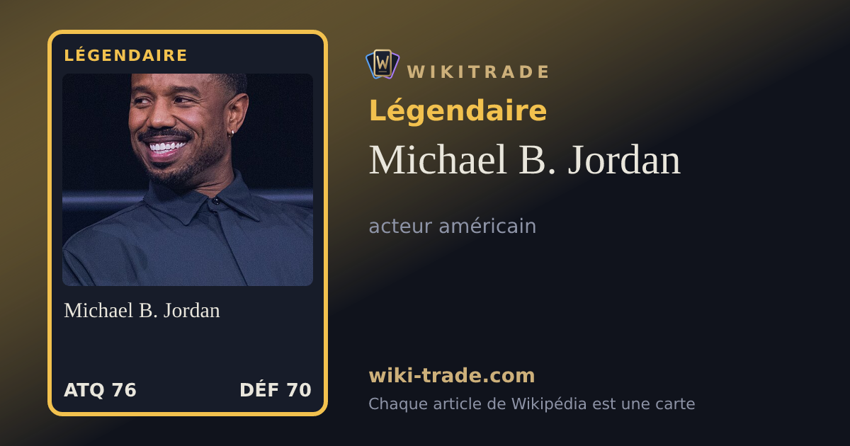 Michael B. Jordan — carte Légendaire