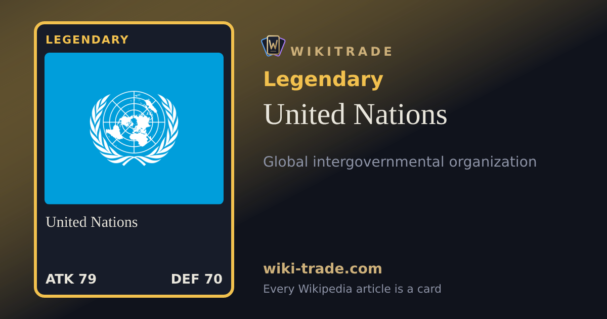 United Nations — Legendary card