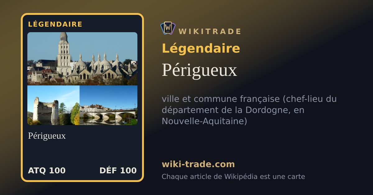Périgueux — carte Légendaire