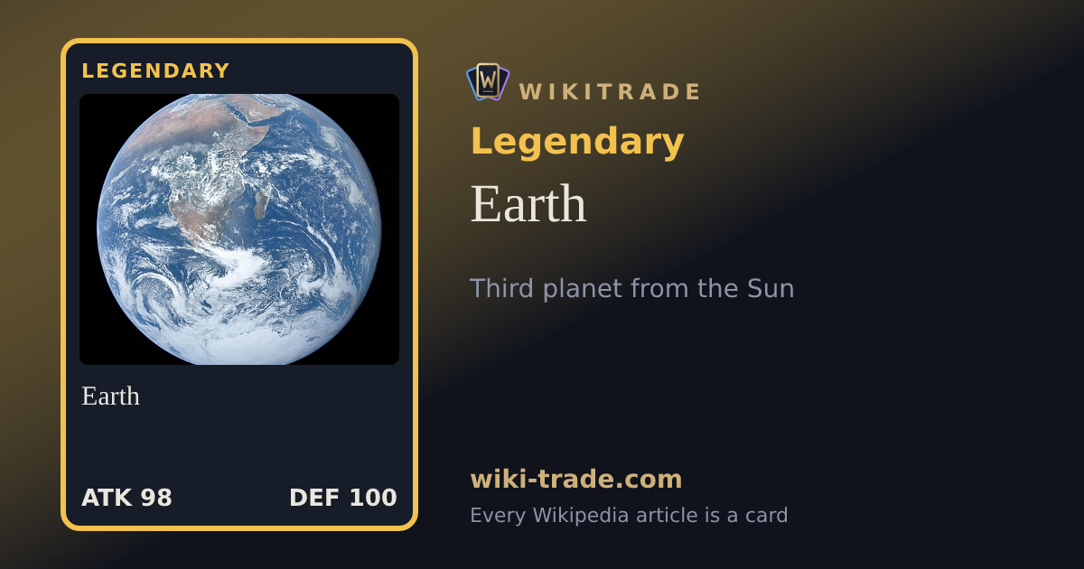 Earth — Legendary card