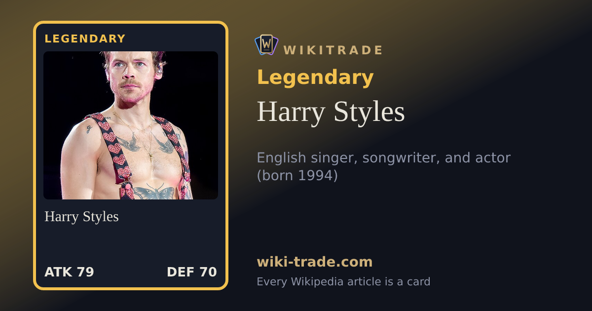 Harry Styles — Legendary card