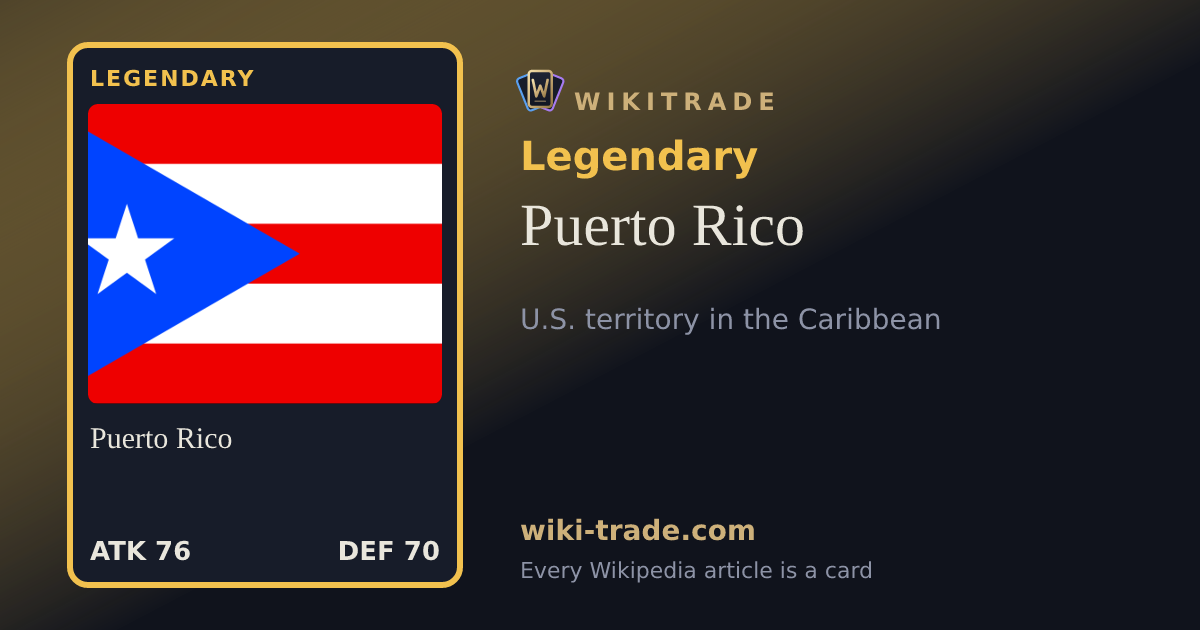 Puerto Rico — Legendary card