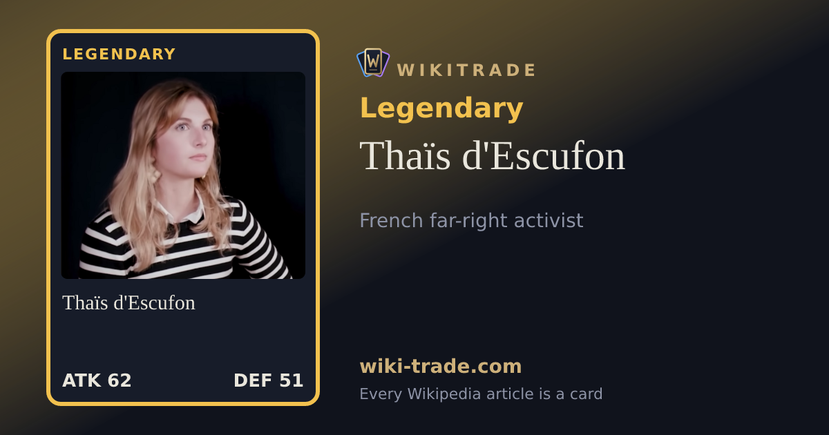 Thaïs d'Escufon — Legendary card