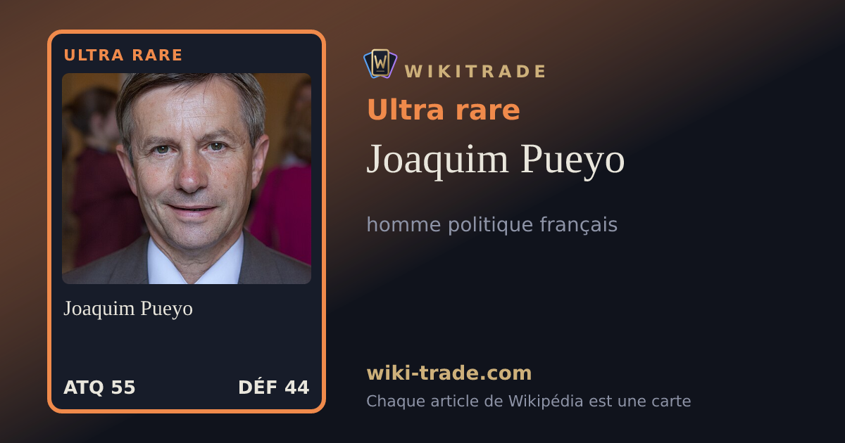 Joaquim Pueyo — carte Ultra rare