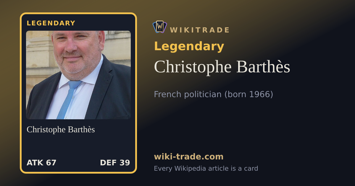Christophe Barthès — Legendary card