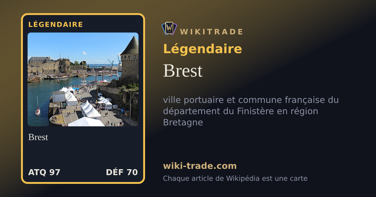 Brest — carte Légendaire
