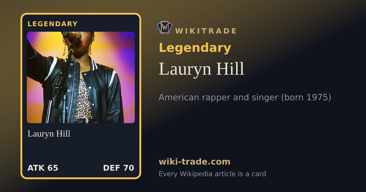 Lauryn Hill — Legendary card