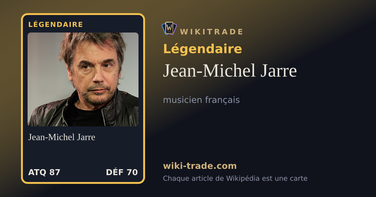 Jean-Michel Jarre — carte Légendaire