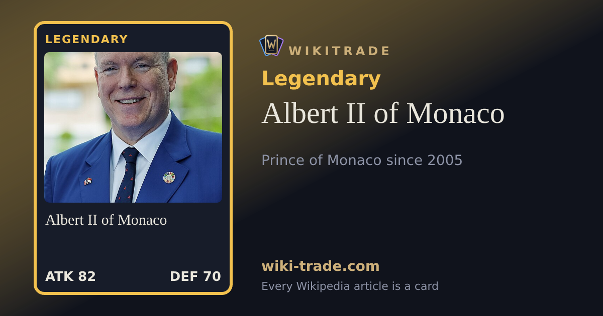 Albert II of Monaco — Legendary card