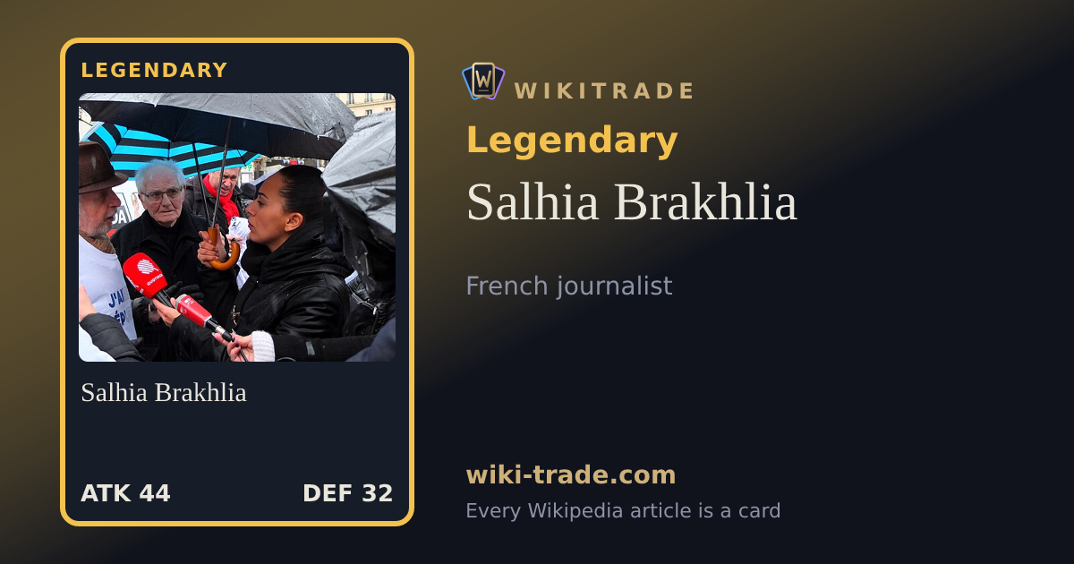 Salhia Brakhlia — Legendary card