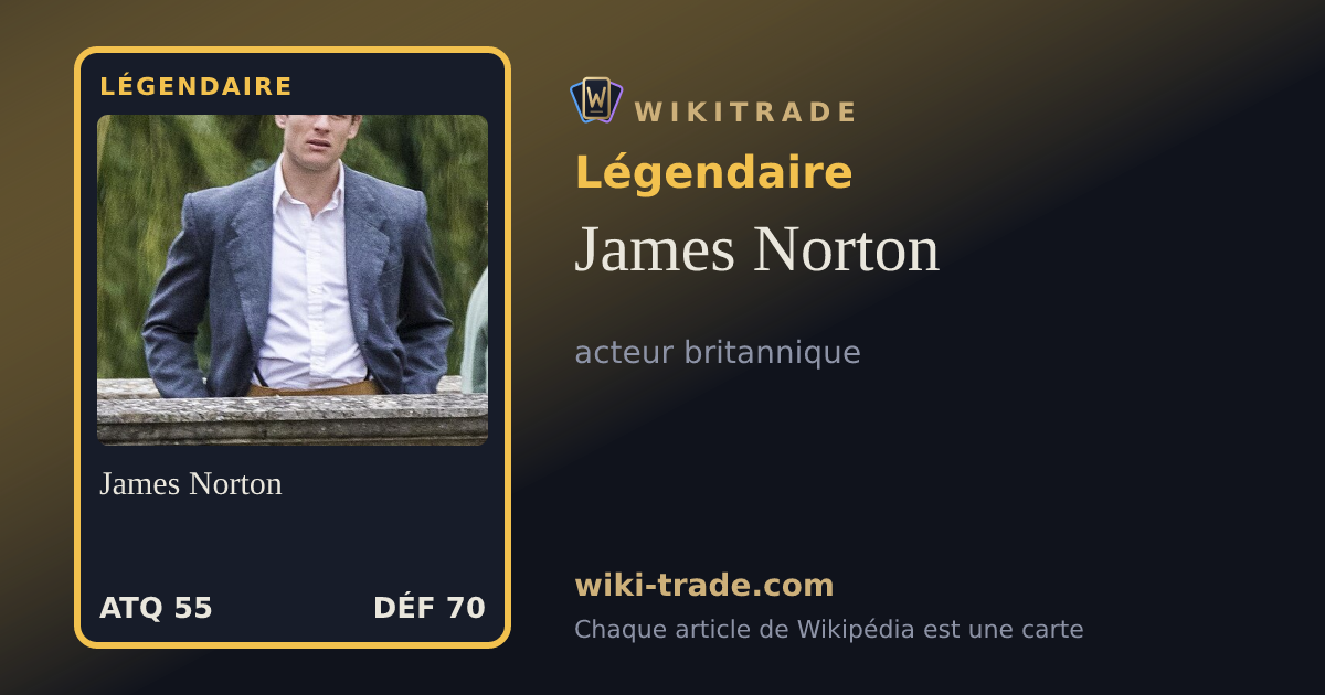 James Norton — carte Légendaire