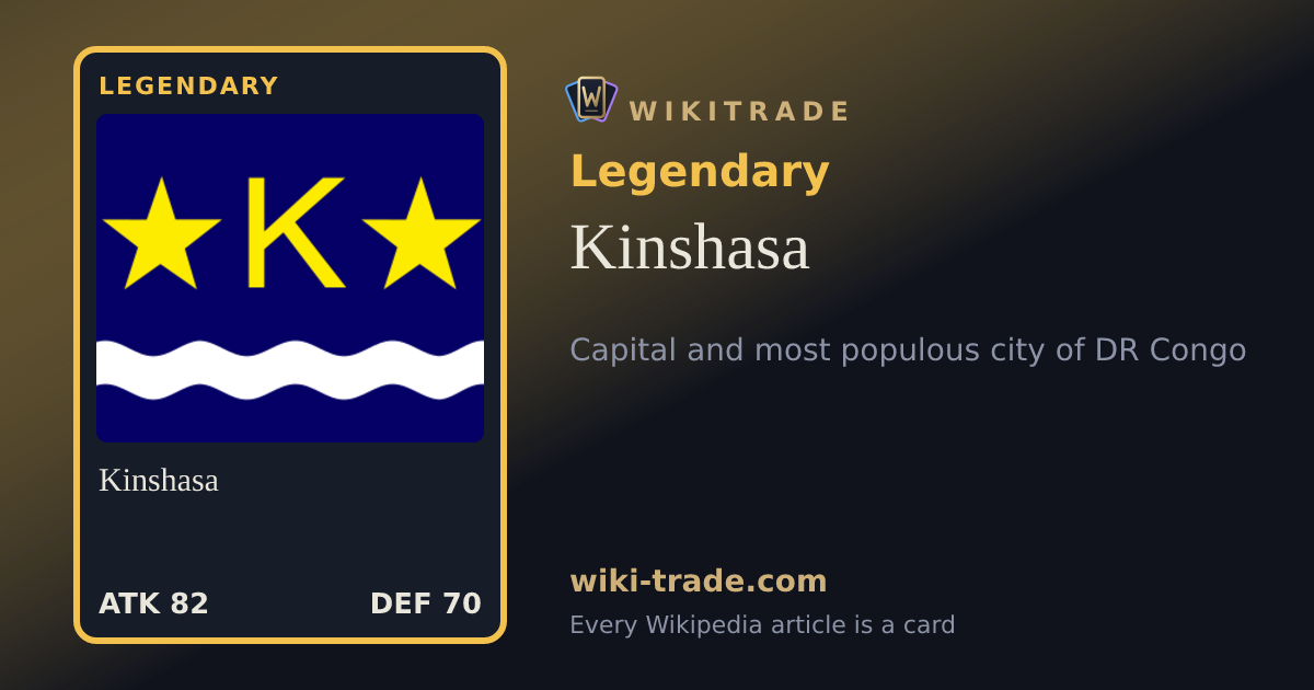 Kinshasa — Legendary card