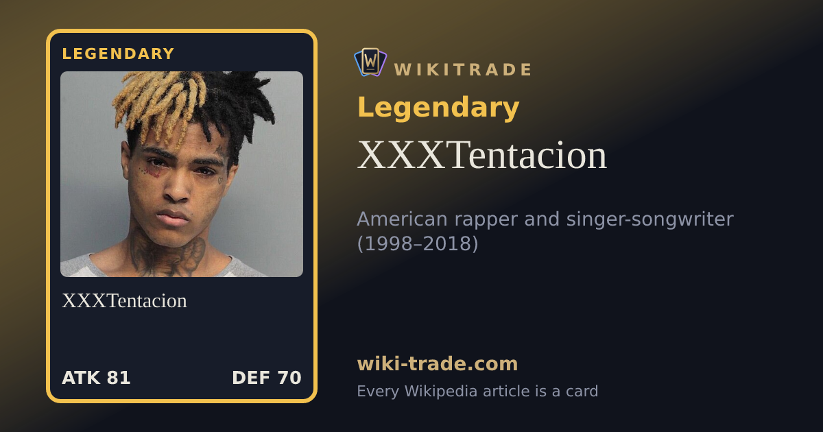 XXXTentacion — Legendary card