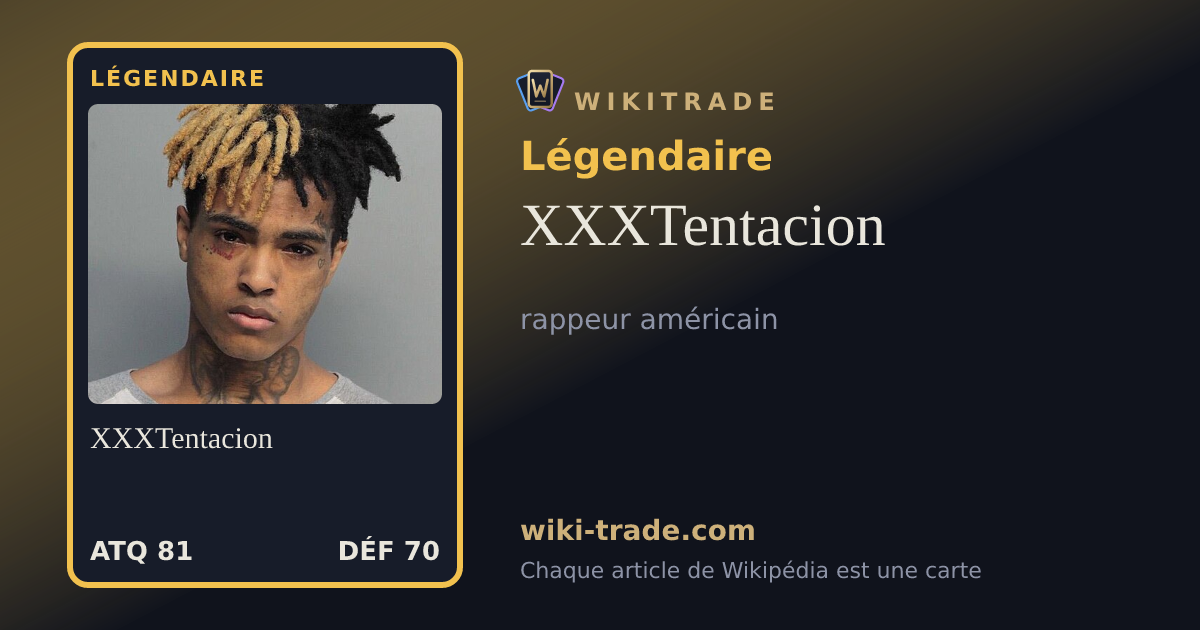 XXXTentacion — carte Légendaire