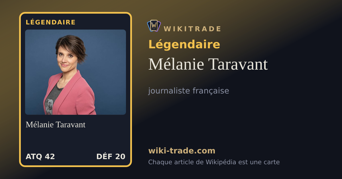 Mélanie Taravant — carte Légendaire