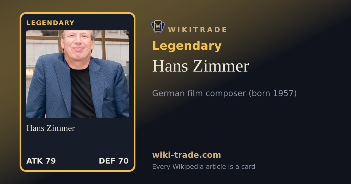 Hans Zimmer — Legendary card