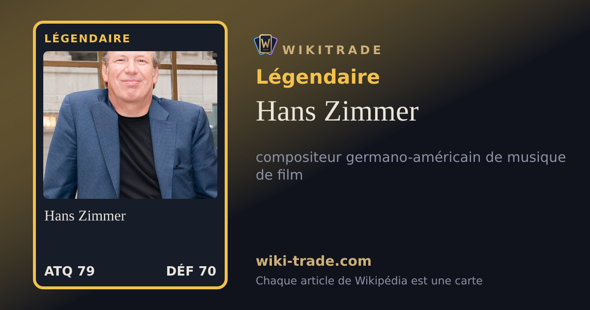 Hans Zimmer — carte Légendaire