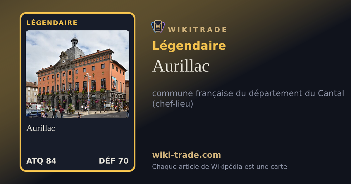 Aurillac — carte Légendaire