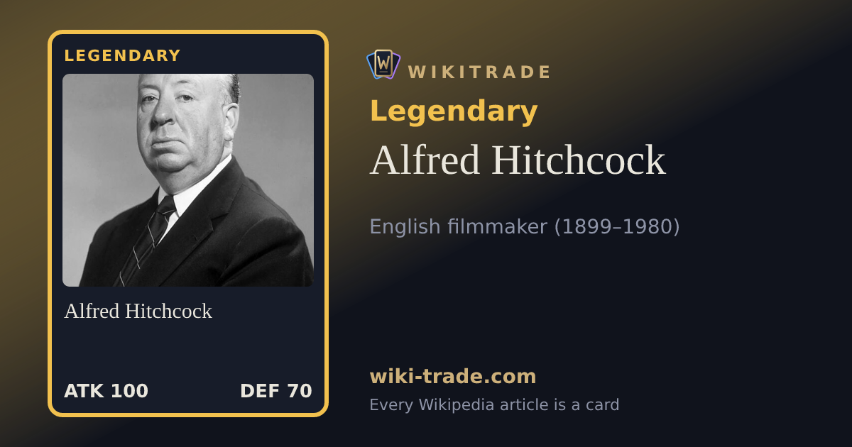 Alfred Hitchcock — Legendary card