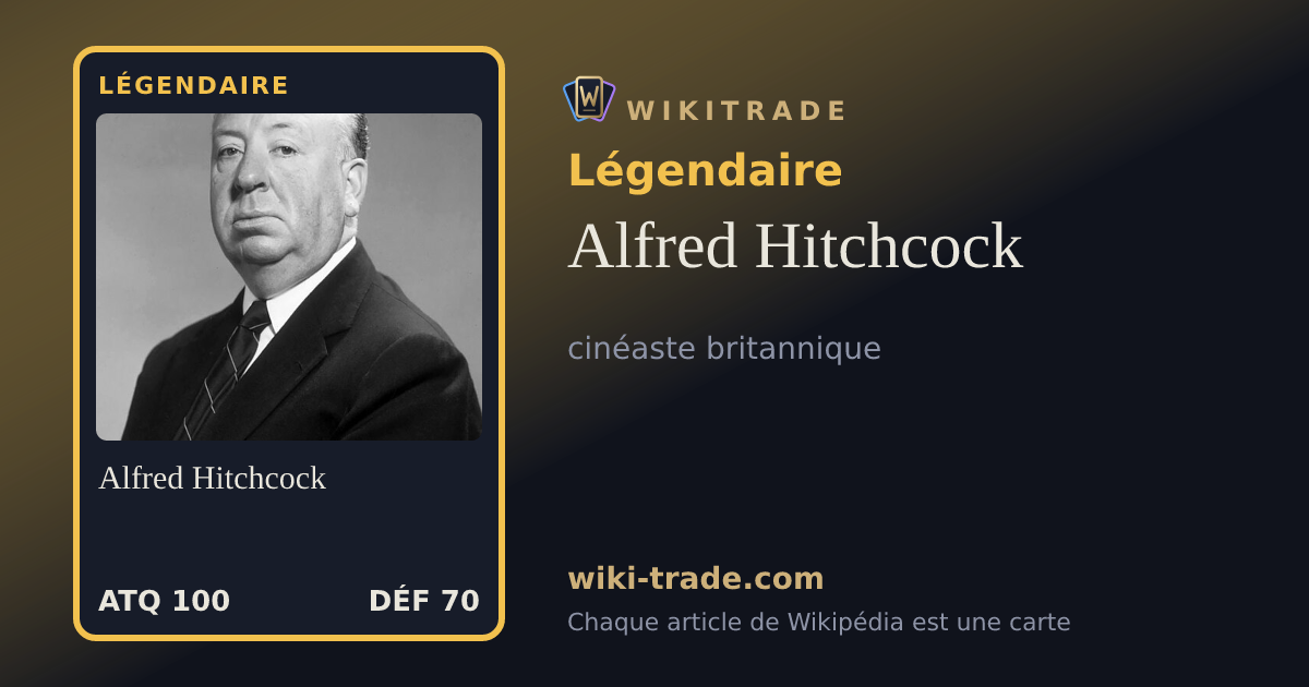 Alfred Hitchcock — carte Légendaire