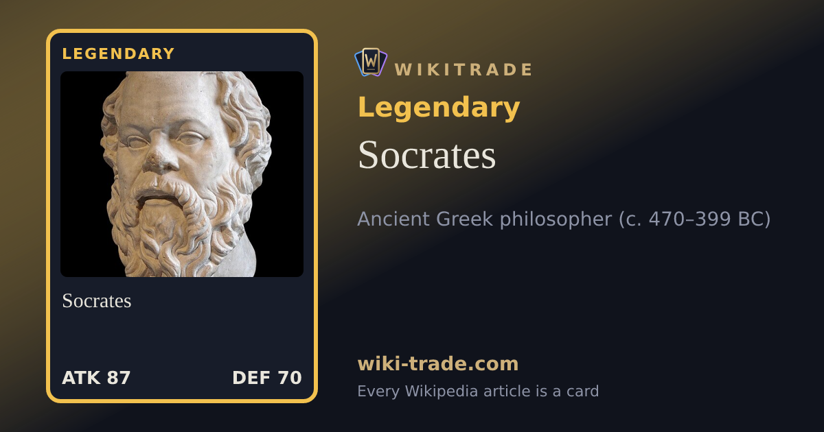 Socrates — Legendary card