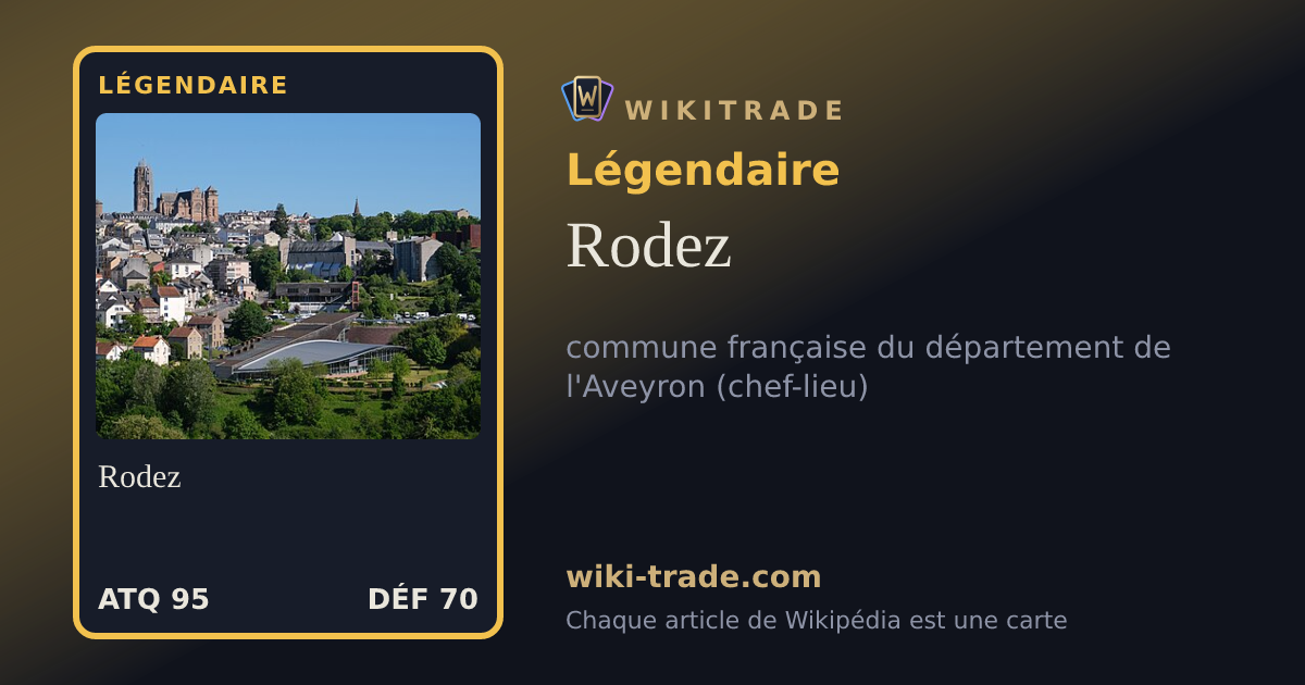 Rodez — carte Légendaire