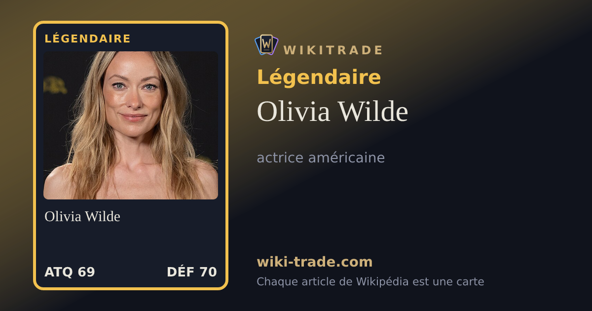 Olivia Wilde — carte Légendaire