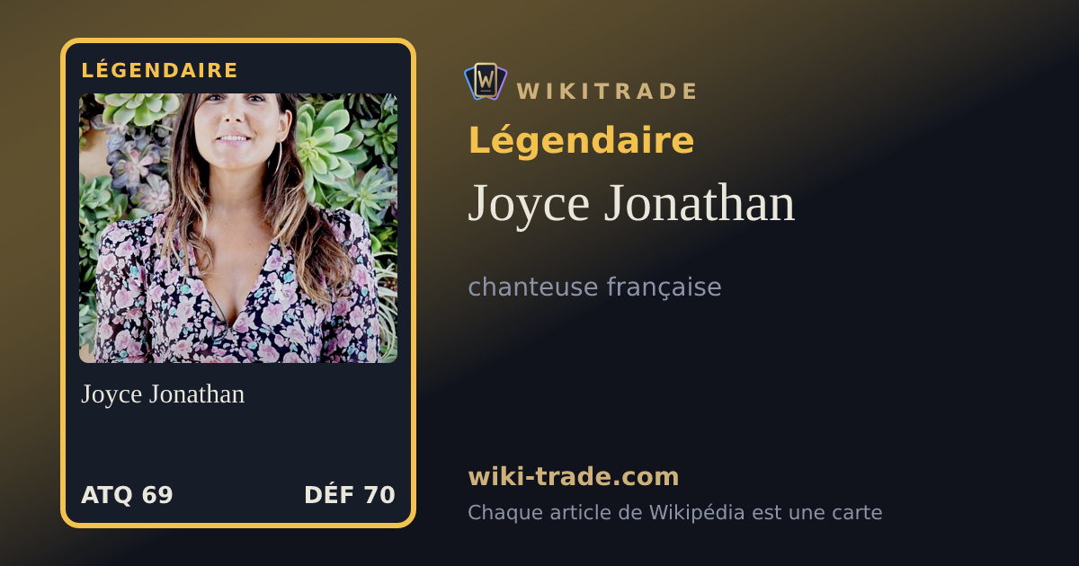 Joyce Jonathan — carte Légendaire