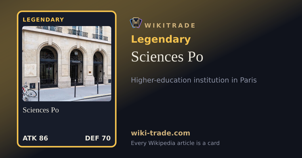 Sciences Po — Legendary card