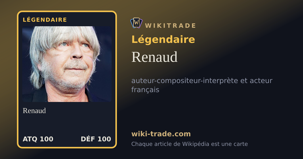 Renaud — carte Légendaire