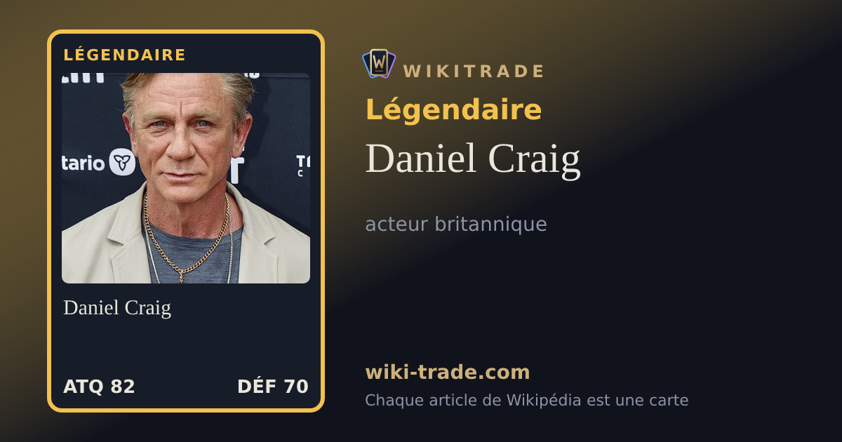 Daniel Craig — carte Légendaire