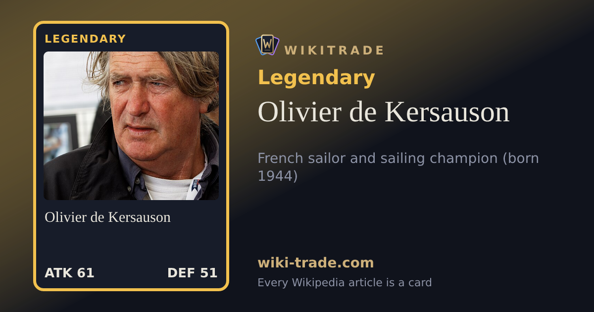 Olivier de Kersauson — Legendary card