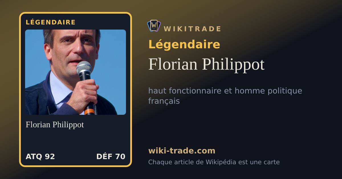 Florian Philippot — carte Légendaire