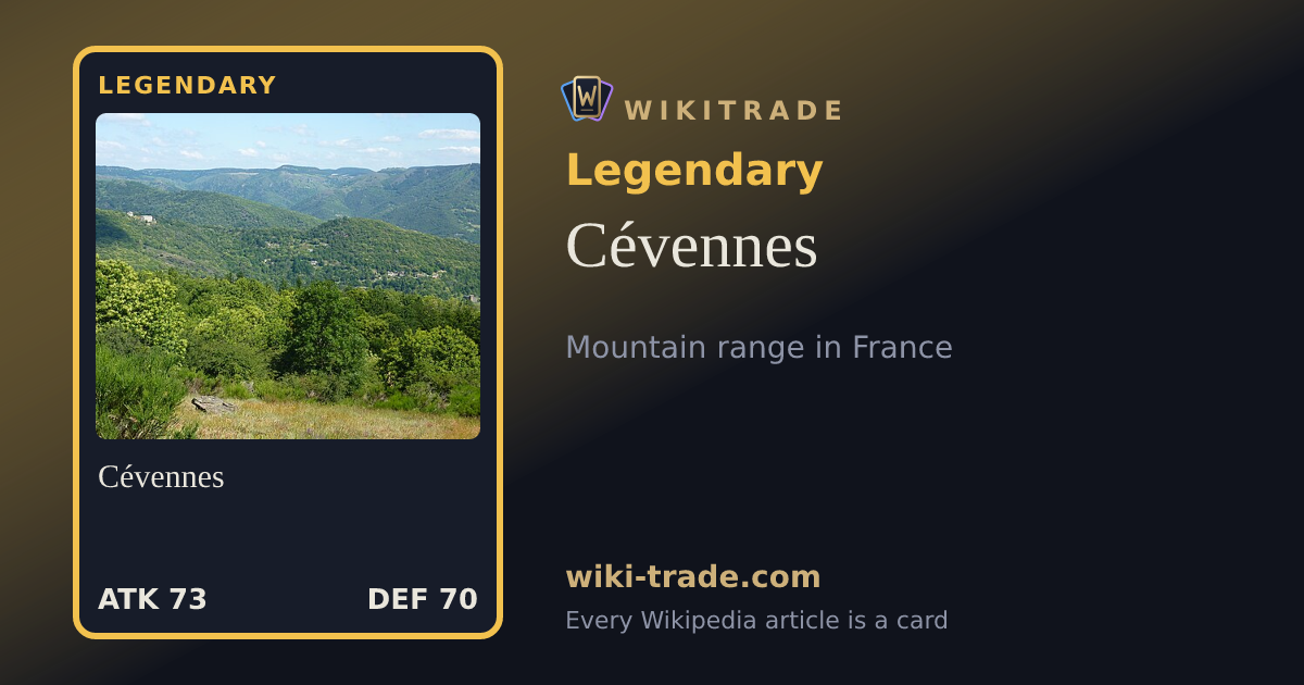 Cévennes — Legendary card