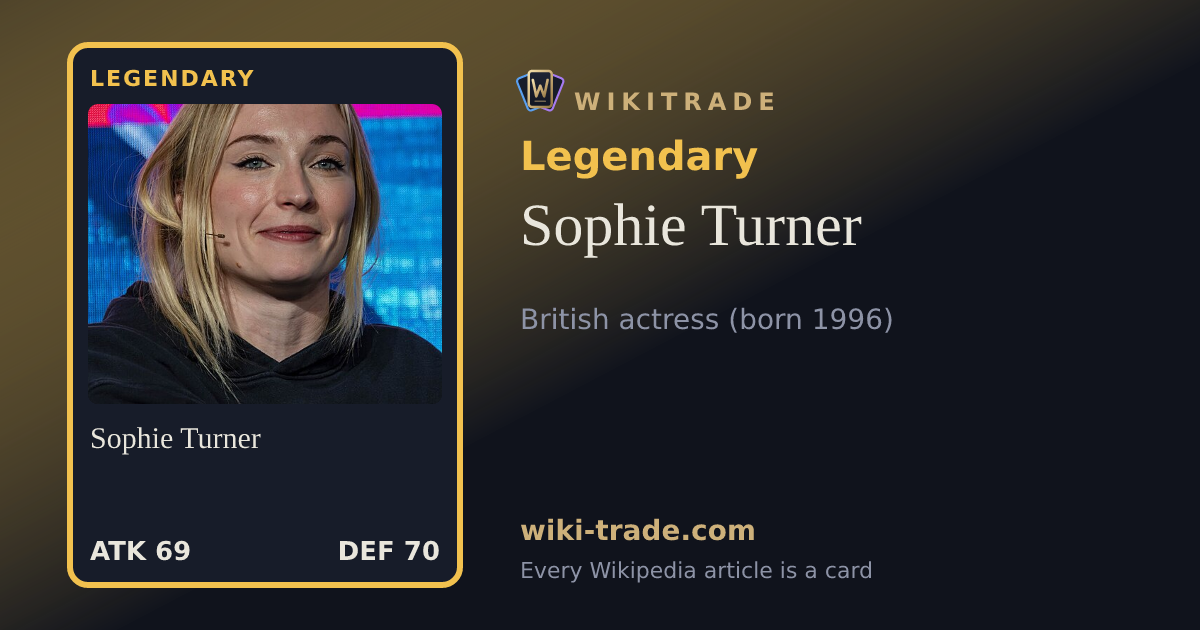 Sophie Turner — Legendary card