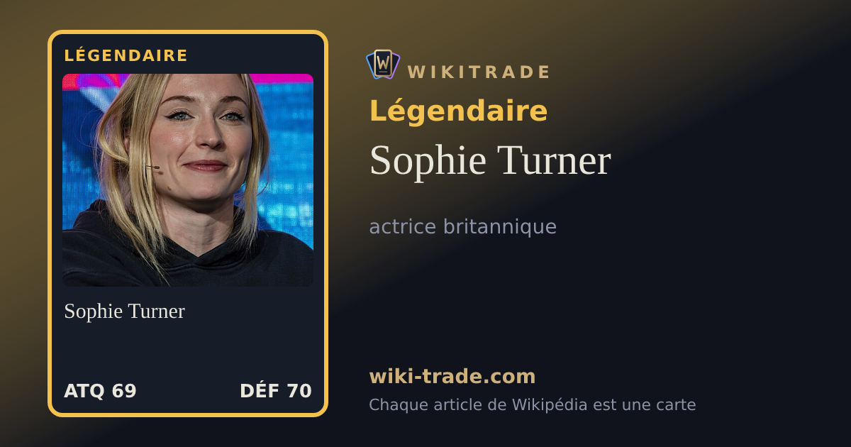 Sophie Turner — carte Légendaire