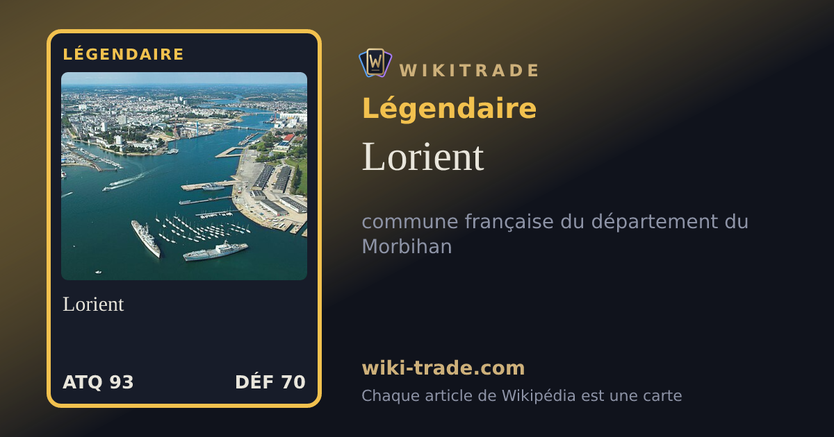 Lorient — carte Légendaire