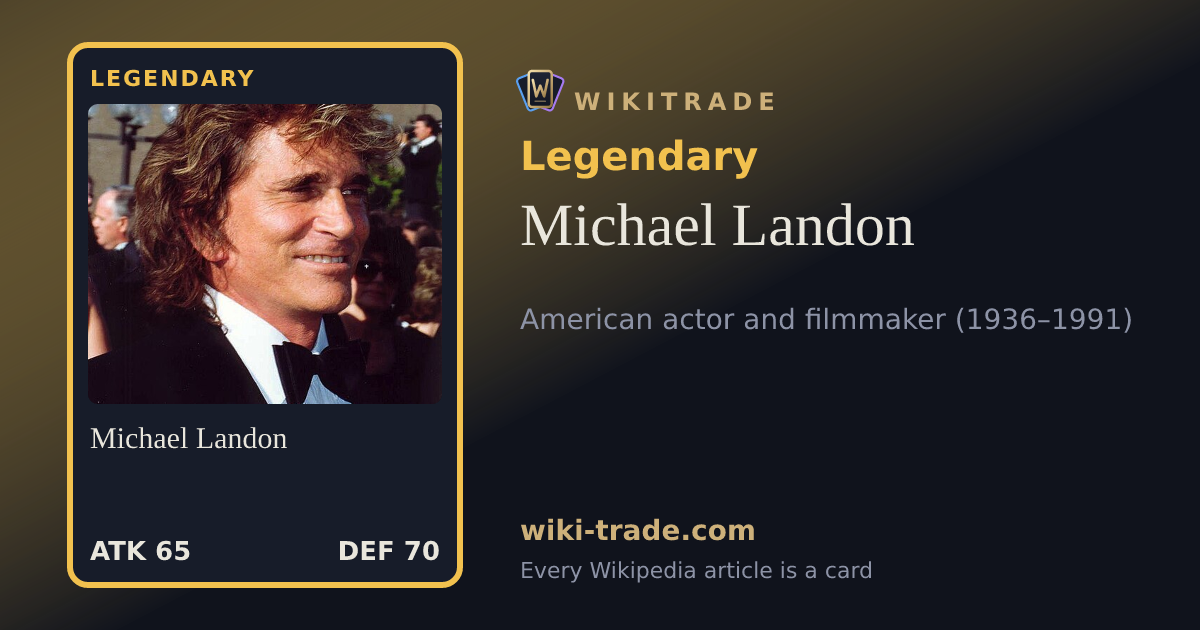 Michael Landon — Legendary card