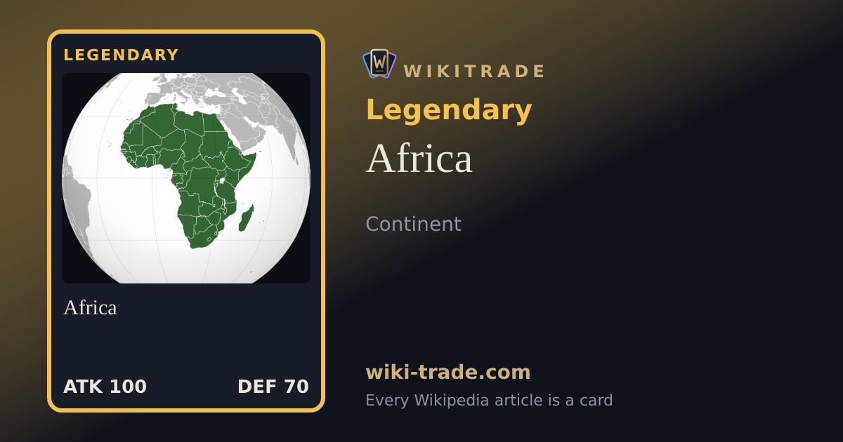 Africa — Legendary card