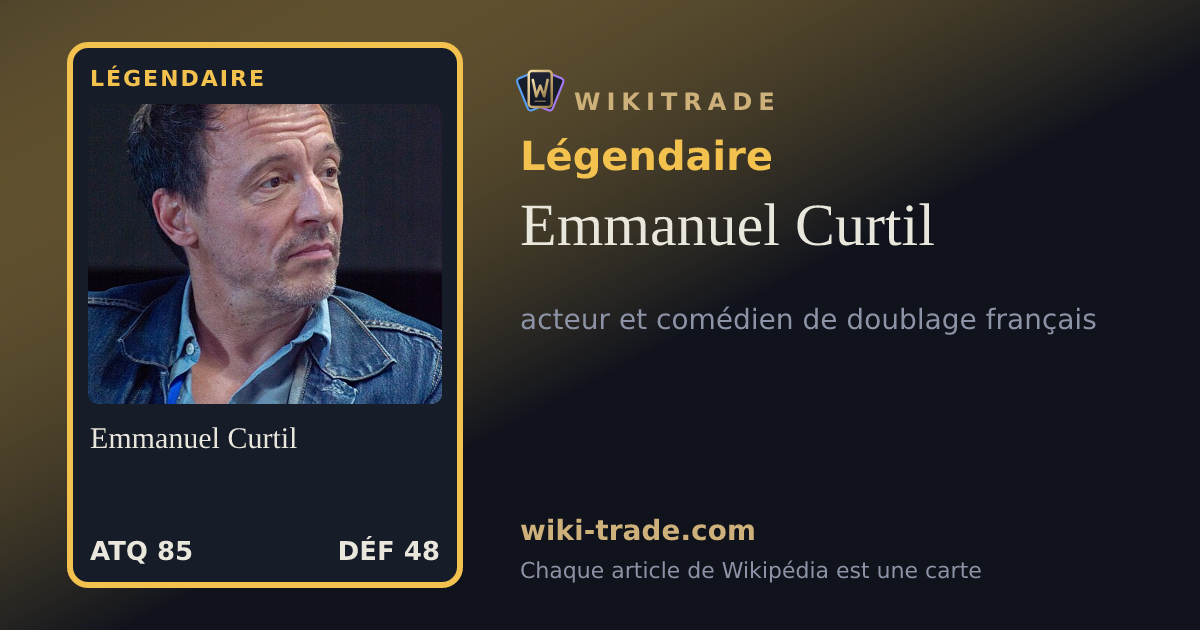 Emmanuel Curtil — carte Légendaire