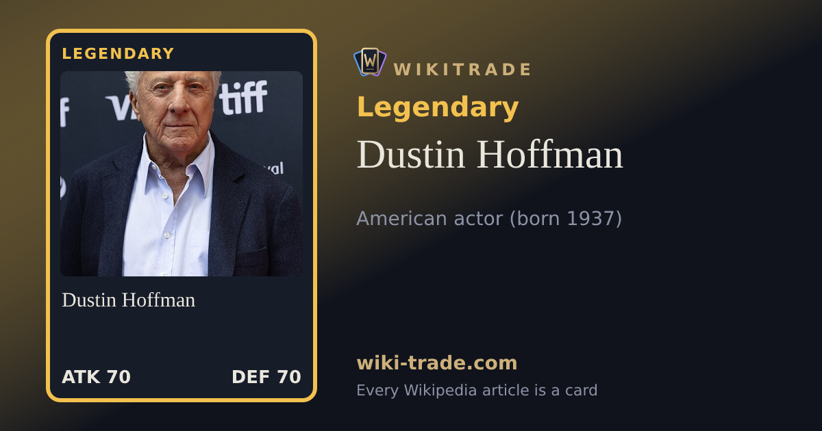 Dustin Hoffman — Legendary card