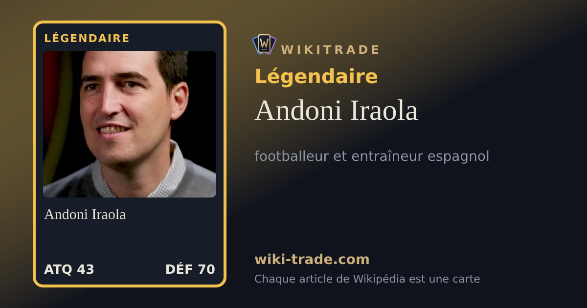 Andoni Iraola — carte Légendaire