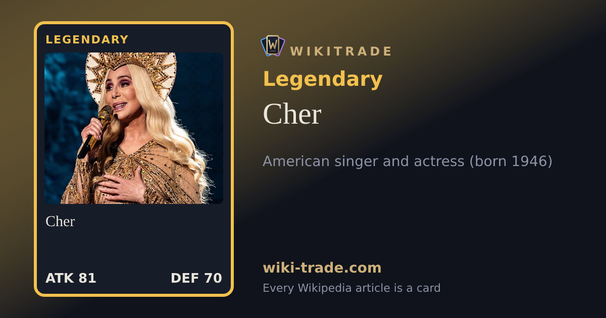 Cher — Legendary card