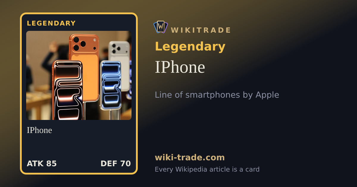 IPhone — Legendary card