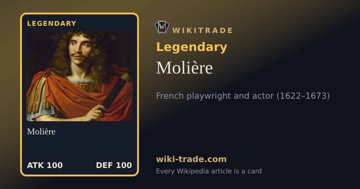 Molière — Legendary card