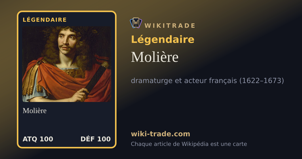 Molière — carte Légendaire