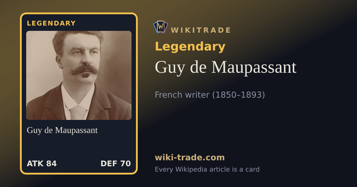Guy de Maupassant — Legendary card