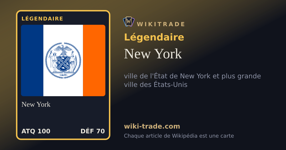New York — carte Légendaire