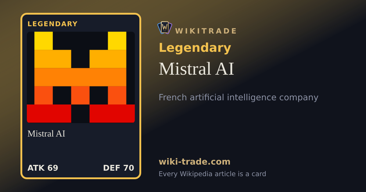 Mistral AI — Legendary card