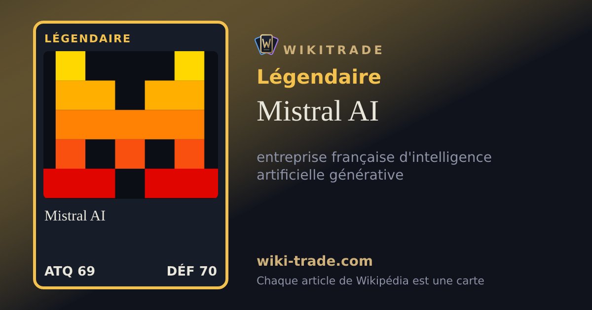 Mistral AI — carte Légendaire